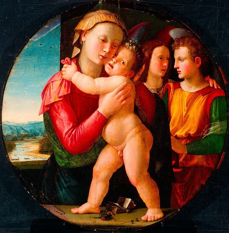 Madonna col Bambino e angeli - Fogg Museum